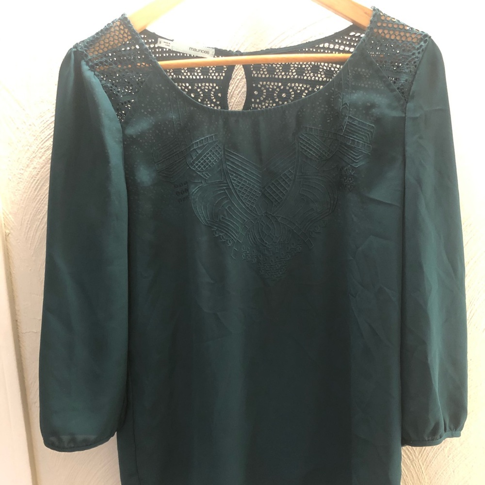 Green Tribal Blouse
